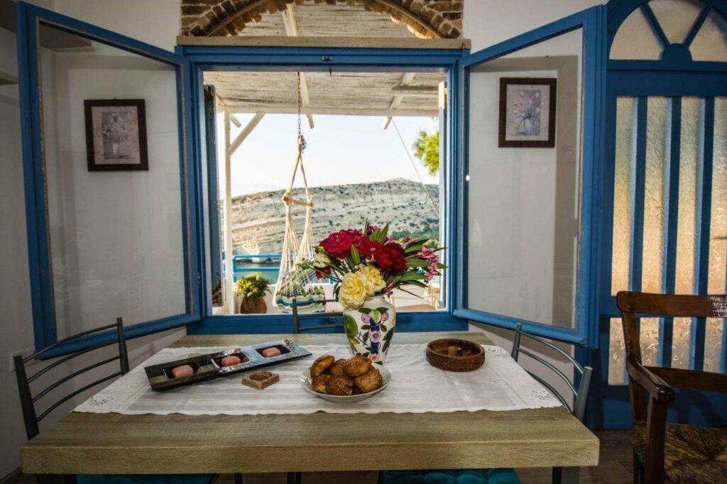 Castri House for rent in Matala, South Crete