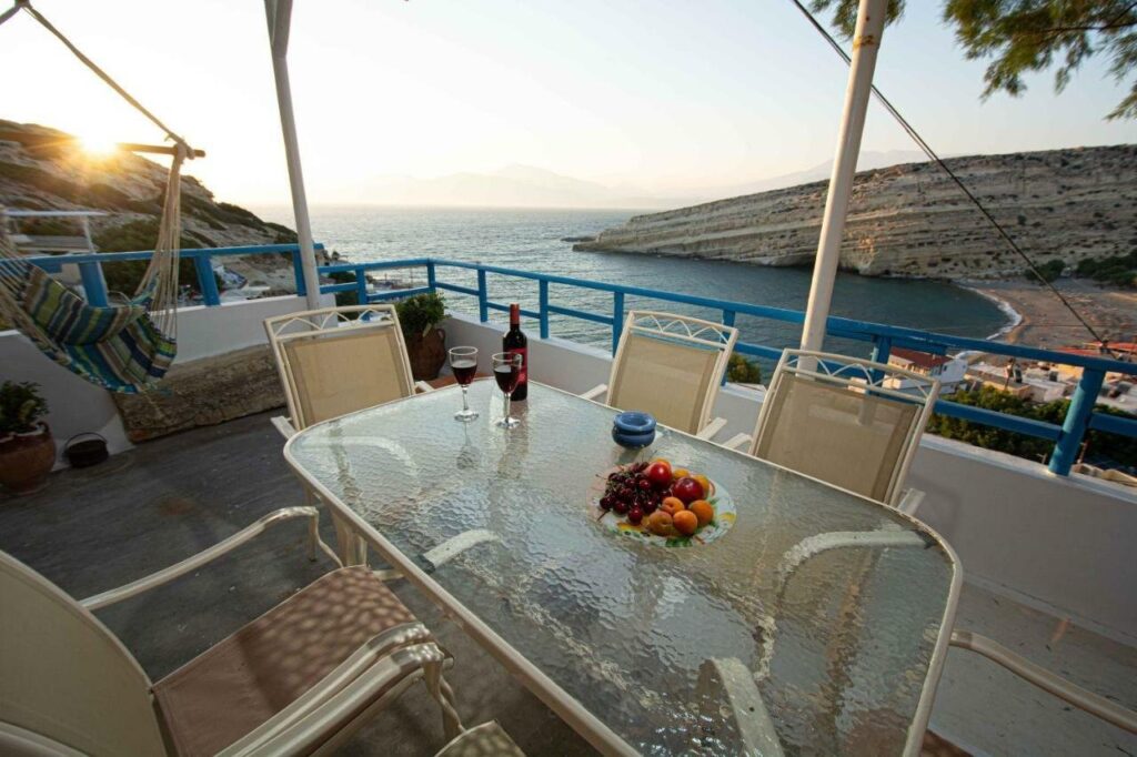 Castri House for rent in Matala, South Crete