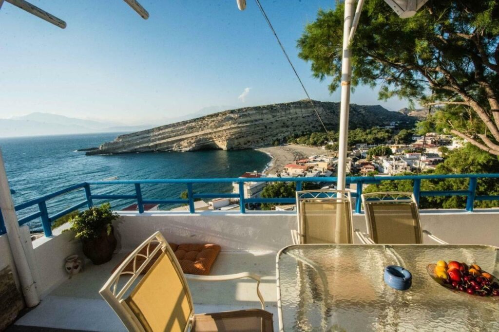 Castri House for rent in Matala, South Crete