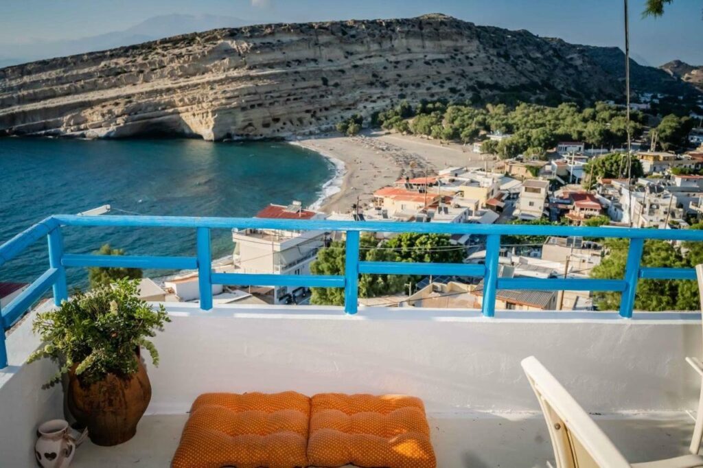 Castri House for rent in Matala, South Crete