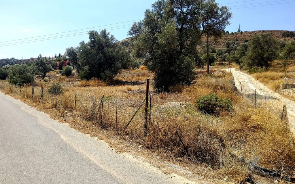 Plot for sale inside Kamilari South Crete No1