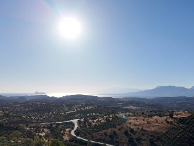 Plot for sale in Listaros South Crete with sea view No2