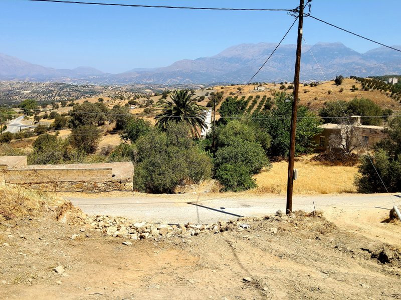 Plot for sale in Listaros South Crete with sea view No 3