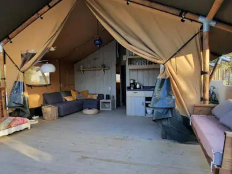 Luxe Safari Lodge Glamping Louloudia in Pitsidia